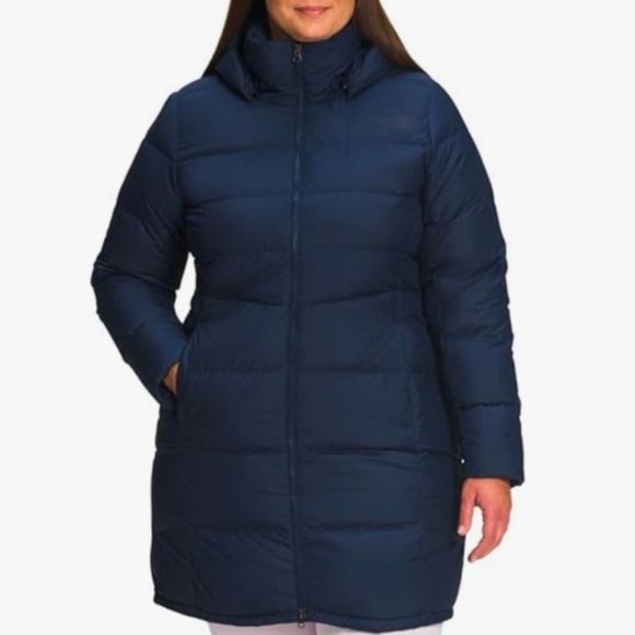 The North Face Jackets & Blazers - The North face w plus metropolis parka summit navy 2X